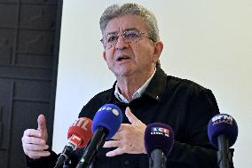 Jean Luc Melenchon And Emmanuel Fernandes LFI - Strasbourg