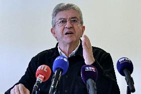 Jean Luc Melenchon And Emmanuel Fernandes LFI - Strasbourg