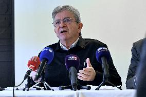 Jean Luc Melenchon And Emmanuel Fernandes LFI - Strasbourg