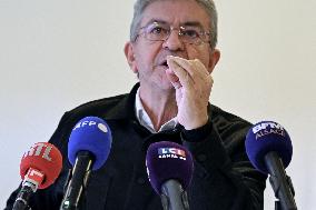 Jean Luc Melenchon And Emmanuel Fernandes LFI - Strasbourg