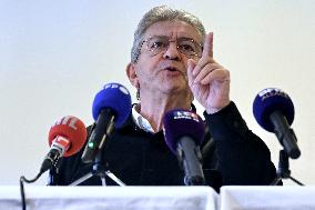 Jean Luc Melenchon And Emmanuel Fernandes LFI - Strasbourg