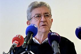 Jean Luc Melenchon And Emmanuel Fernandes LFI - Strasbourg