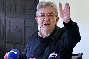 Jean Luc Melenchon And Emmanuel Fernandes LFI - Strasbourg