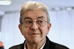 Jean Luc Melenchon And Emmanuel Fernandes LFI - Strasbourg