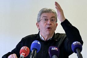 Jean Luc Melenchon And Emmanuel Fernandes LFI - Strasbourg