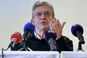 Jean Luc Melenchon And Emmanuel Fernandes LFI - Strasbourg