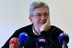 Jean Luc Melenchon And Emmanuel Fernandes LFI - Strasbourg