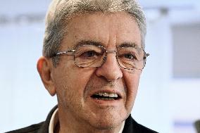 Jean Luc Melenchon And Emmanuel Fernandes LFI - Strasbourg