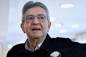 Jean Luc Melenchon And Emmanuel Fernandes LFI - Strasbourg