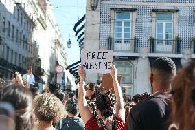 Demonstration In Support Of The Palestinian People - Lisbon