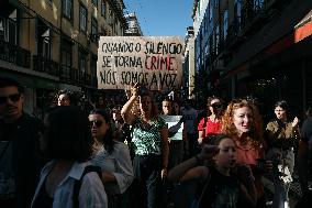 Demonstration In Support Of The Palestinian People - Lisbon