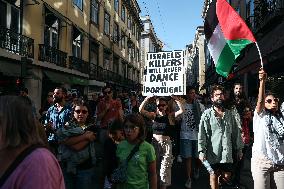 Demonstration In Support Of The Palestinian People - Lisbon