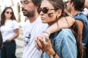 Demonstration In Support Of The Palestinian People - Lisbon