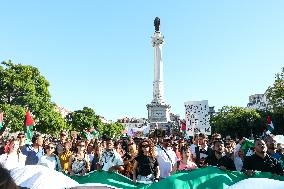 Demonstration In Support Of The Palestinian People - Lisbon