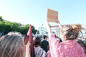 Demonstration In Support Of The Palestinian People - Lisbon