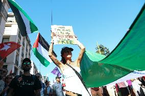 Demonstration In Support Of The Palestinian People - Lisbon