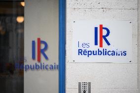 Atmosphere Outside Les Republicains Headquarters - Paris