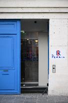 Atmosphere Outside Les Republicains Headquarters - Paris