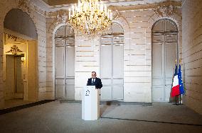 Announcement of The New Government - Paris