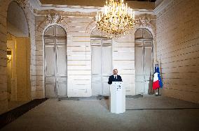 Announcement of The New Government - Paris