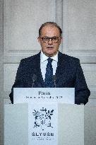 Announcement of The New Government - Paris