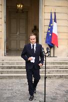 Statement by French Outgoing Prime Minister Sebastien Lecornu After Resignation - Paris