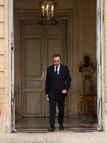 Statement by French Outgoing Prime Minister Sebastien Lecornu After Resignation - Paris