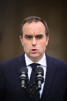 Statement by French Outgoing Prime Minister Sebastien Lecornu After Resignation - Paris