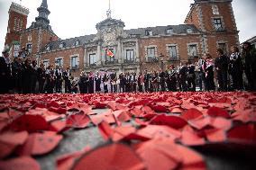 CEAR Marks Anniversary Of Gaza Violence In Madrid - Spain