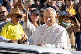 Pope Leo XIV At The Jubilee Audience of the Missionary World and Migrants - Vatican