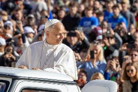 Pope Leo XIV At The Jubilee Audience of the Missionary World and Migrants - Vatican