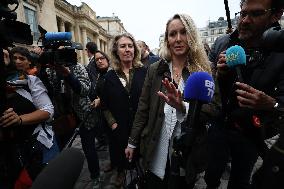 Marion Marechal Speaks To Media - Paris