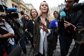 Marion Marechal Speaks To Media - Paris