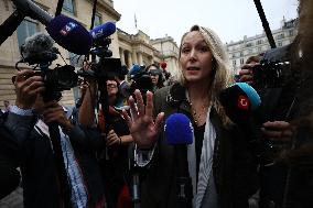 Marion Marechal Speaks To Media - Paris