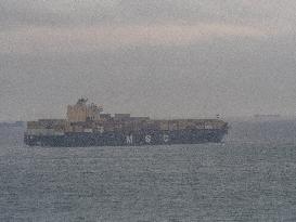 International Maritime Traffic At The Port Of Le Havre - France