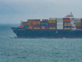 International Maritime Traffic At The Port Of Le Havre - France