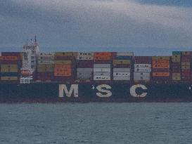 International Maritime Traffic At The Port Of Le Havre - France