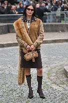 PFW Miu Miu Outside Arrivals