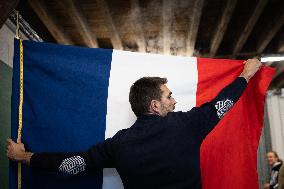 Marine Tondelier gives a press conference - Paris