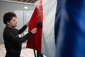 Marine Tondelier gives a press conference - Paris