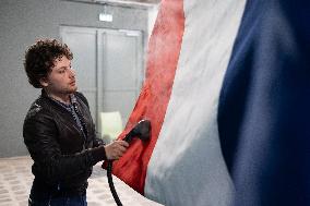 Marine Tondelier gives a press conference - Paris