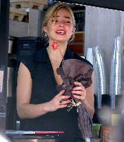 Addison Rae out in New York