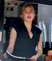 Addison Rae out in New York