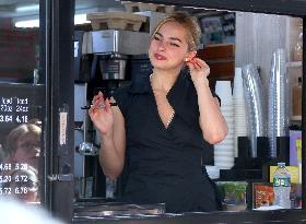 Addison Rae out in New York