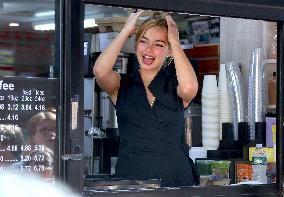 Addison Rae out in New York