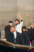 PFW - Celebs Arrive At Chanel Show