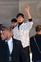 PFW - Celebs Arrive At Chanel Show