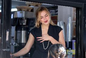 Addison Rae out in New York