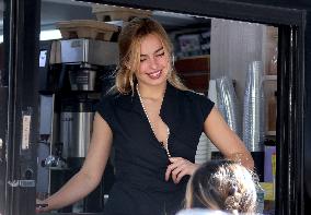 Addison Rae out in New York