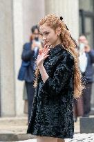 PFW - Miu Miu Outside Arrivals